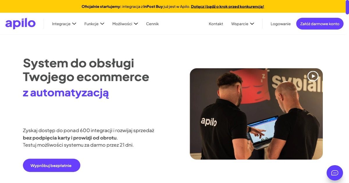 Apilo - system do zarządzania sprzedażą wielokanałową w e-commerce