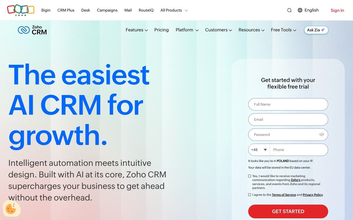 Zoho CRM